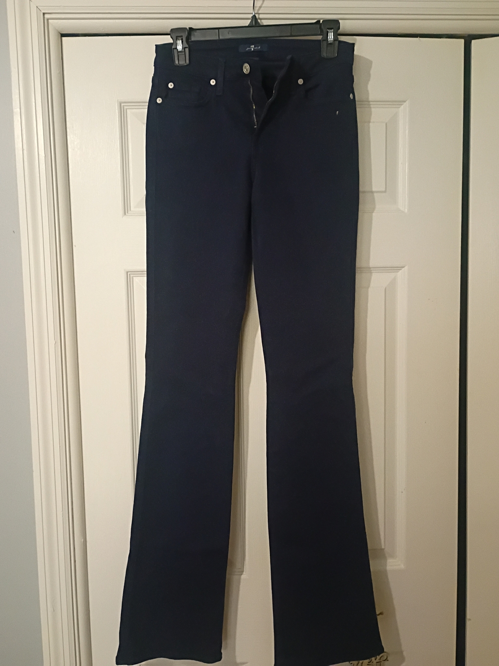 7 For All Mankind Dark Navy Flare Jeans